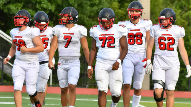 Lakota West Kings football scrimmage Michael Noyes 15